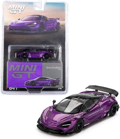 Diecast Model Car متوافق مع Mini GT 1:64 McLaren 720s LB-Works Black Limited Edition Mgt00777 in Kuwait