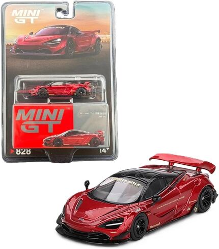 Diecast Model Car متوافق مع Mini GT 1:64 McLaren 720s LB-Works Black Limited Edition Mgt00777 in Kuwait