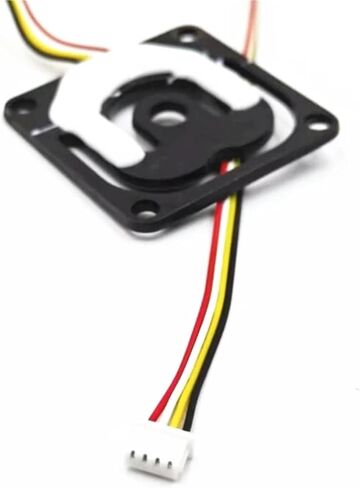 4 قطعة لـ Creality K1 MAX Strain Gauge_34x34_928DAD-240-التعرض للثقب الكهربي الأبيض-سلك مقاوم للحرارة in Kuwait