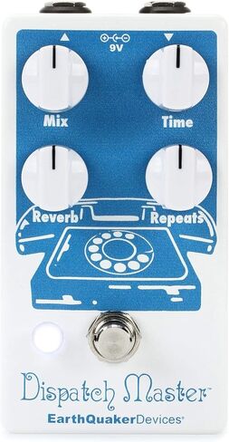 EarthQuaker Devices Dispatch Master V3 Delay and Reverb, Blue Hammertone and White (Cottonwood Music Exclusive) in Kuwait