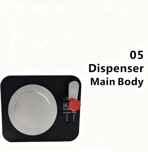 35mm Film Dispenser, Film Roll Separator, with Locking Cover & Film Rewind Handle, Felt Lining, Can Store 30 Turns for 35mm Film, for Retro Camera in Kuwait