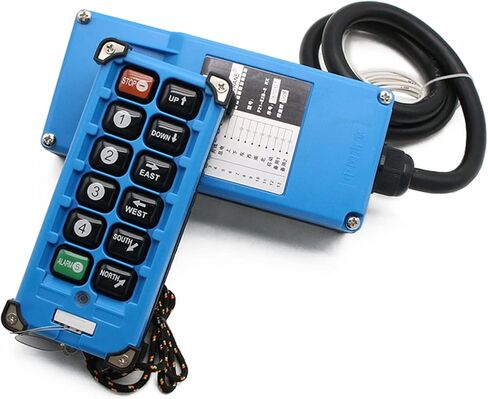 JDIME F21-E1B 2S E2B-8 AC 220V 110V 380V 36V DC 12V 24V مفاتيح التحكم عن بعد الصناعية اللاسلكية رافعة الرافعة للتحكم في الرافعة (F21-2S، DC 24V) in Kuwait