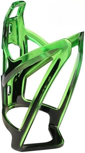 Gradient Color Bike Water Bottle Cage - Bicycle Bottle Holder for Road Mountain Bike, Cycling Equipment (Black Green) in Saudi Arabia