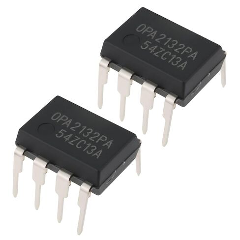 2Pcs OPA2132PA Dual Channel Operational Amplifier DIP8 High Speed FET Input 5V-36V for Audio Signal Processing in Saudi Arabia