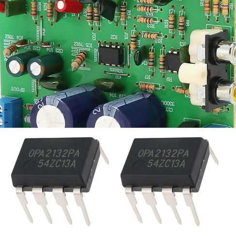 2Pcs OPA2132PA Dual Channel Operational Amplifier DIP8 High Speed FET Input 5V-36V for Audio Signal Processing in Saudi Arabia