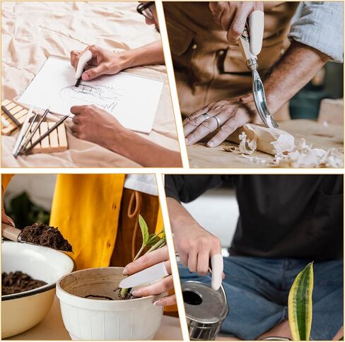 200 قطعة من واقيات الأصابع القطنية - أكمام قماشية مريحة ومسامية لحماية أطراف الأصابع وأصابع القدم | واقيات الإبهام القابلة لإعادة الاستخدام للجروح والحروق والعناية بالجروح والحرف اليدوية (أبيض) in Kuwait