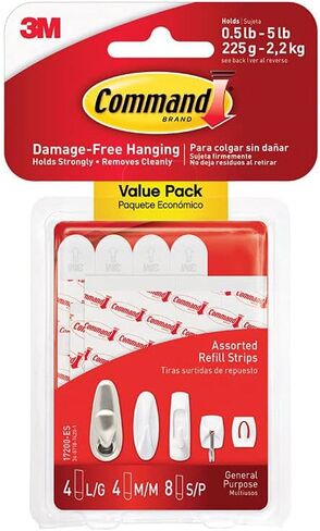 Command Strips 17200CL Command™ Adhesive Strips in Saudi Arabia
