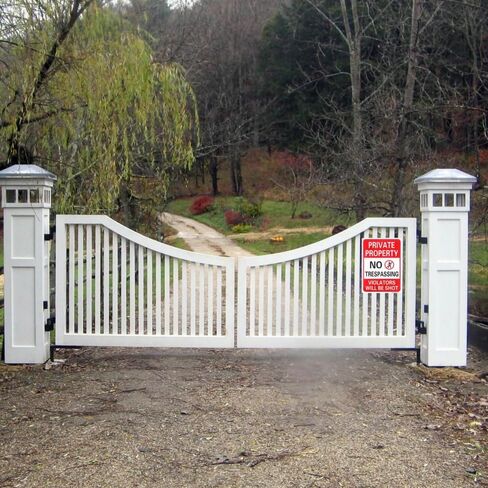 2 Pack Private Property No Trespassing Violators Will Be Shot Sign, 14"x 10" .040 Rust Free Aluminum – Reflective, UV Protected and Weatherproof in Saudi Arabia