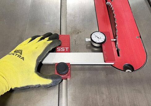 SST - Saw Gauge Calibrator - For Calibrating Saw Blades, Fences, & Jigs - Precise & Accurate Alignment - ½ in. Dial Indicator in Kuwait