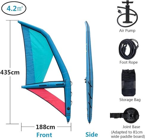 رقائق أجنحة قابلة للنفخ، أجنحة ركوب الأمواج شراعيًا، أجنحة ركوب الأمواج قابلة للنفخ احترافية قابلة للنفخ، جناح الرياح المحمول باليد، جناح ركوب الأمواج شراعيًا في الهواء الطلق in Kuwait