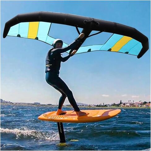Inflatable Wing Foil,Wing Foil Kitesurfing, Handheld Inflatable Surfing Wing Kitesurfing Inflatable Foil Kite Wind Wings for Adult Beginner Water(5m3) in Saudi Arabia