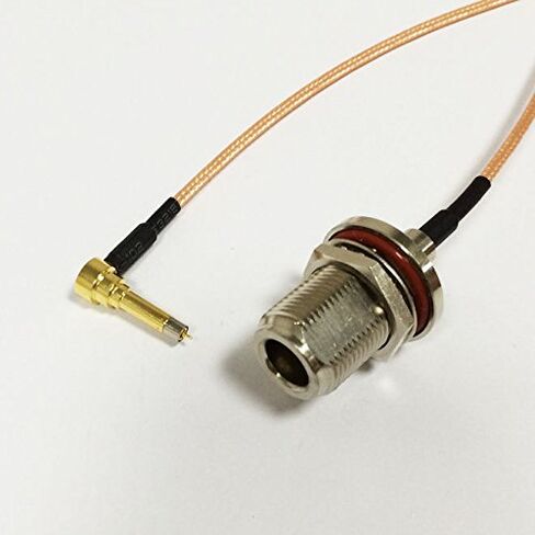 MS-156 MS156 Plug Male C2 to N Female Bulkhead Test Probe RG316 Cable Leads 15cm Fast USA Shipping in Saudi Arabia