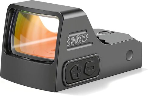 SkyGaze General Red Dot Sights, 2 MOA Dot & 32 MOA Circle Reticle, Motion-Activated Long Battery Life for Pistols, Made of 7075 Aluminum in Saudi Arabia