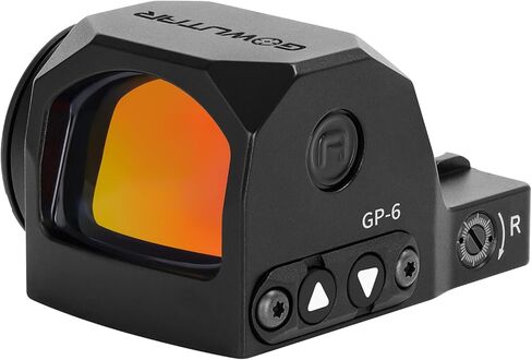 GOWUTAR GP-6 Red Dot Sight for Pistols - 3 MOA RMR Footprint Red Dot Optic - Motion Awake - 7075 Aluminum IPX7 Waterproof Open Reflex Sights in Kuwait