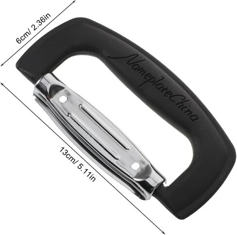 Holibanna 2pcs Plastic Instrument Case Handles Replacement Suitcase Pull Handles with Mounting Screws for Musical Box Toolbox Luggage Grip Carry in Kuwait