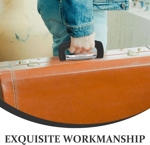 Holibanna 2pcs Plastic Instrument Case Handles Replacement Suitcase Pull Handles with Mounting Screws for Musical Box Toolbox Luggage Grip Carry in Kuwait