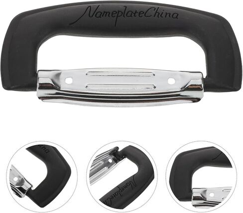 Holibanna 2pcs Plastic Instrument Case Handles Replacement Suitcase Pull Handles with Mounting Screws for Musical Box Toolbox Luggage Grip Carry in Kuwait