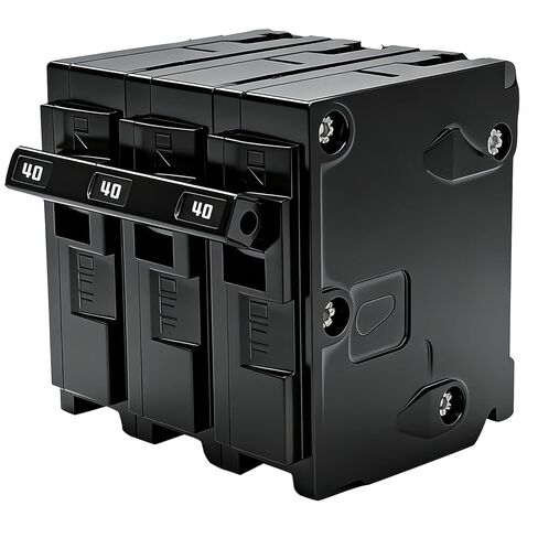 Q340 Circuit Breaker 3 Pole 40-Amp, 120/240v, Fit for Siemens Type EQ, EQL, SEQ, EQG, PL and ES Series loadcentres.Plug-in Standard Circuit Breaker,Thermal Magnetic Protection in Kuwait