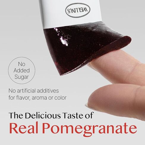 Korean Collagen Jelly Sticks - 25 Pomegranate Flavored Marine Collagen Peptide Snacks for Anti-Aging- Collagen Protein Sugar-Free, Travel Packs for Hair & Nail Strength in Saudi Arabia