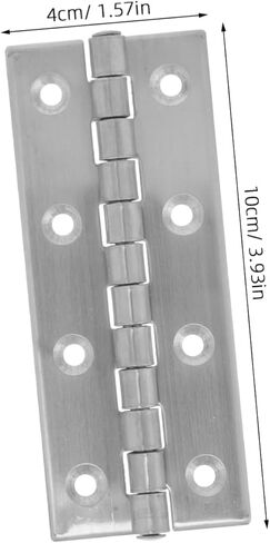 Gatuida Stainless Steel Butt Hinges Long Reach Hinges for Rv Yacht Home Furniture Durable Rustproof Versatile Hardware for Cabinet Doors and Outdoor Applications in Saudi Arabia