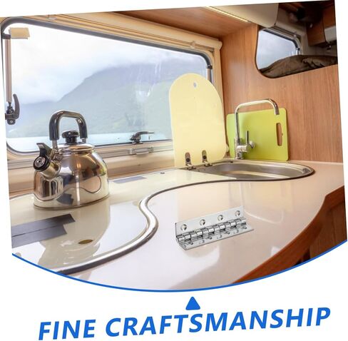 Gatuida Stainless Steel Butt Hinges Long Reach Hinges for Rv Yacht Home Furniture Durable Rustproof Versatile Hardware for Cabinet Doors and Outdoor Applications in Saudi Arabia