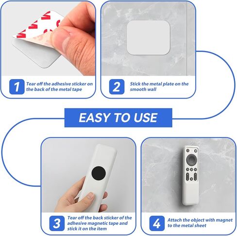 ملصقات مغناطيسية ومعدنية مرنة من Towjug - مجموعة مغناطيسية مكونة من 40 لاصقًا للمكتب والمدرسة والحرف اليدوية وديكور المنزل وتنظيم الأشياء الصغيرة in Kuwait