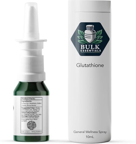100% Pure Glutathione Supplement Spray for Women & Men – 2mg Per Spray for Antioxidant, Healthy Aging & Cellular Energy – USA Made 100 Serving Free from GMO and Gluten in Saudi Arabia