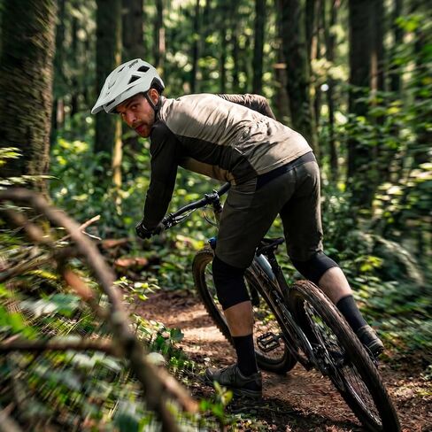 خوذة الدراجة الجبلية باتفوكس للرجال والنساء، خوذة الدراجة الإلكترونية MTB لركوب الدراجات للبالغين (52-60 سم) (كاكي، S (48-52 سم)) in Kuwait