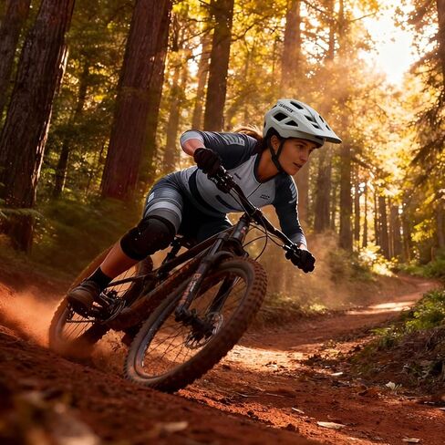 خوذة الدراجة الجبلية باتفوكس للرجال والنساء، خوذة الدراجة الإلكترونية MTB لركوب الدراجات للبالغين (52-60 سم) (كاكي، S (48-52 سم)) in Kuwait