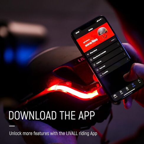 خوذة دراجة بلوتوث ذكية من LIVALL BH51M NSO مع مكبرات صوت وميكروفون مدمج، معتمدة من CE CPSC، خوذة دراجة مع إشارات انعطاف ذكية، اكتشاف السقوط، خوذة دراجة مع قناع للبالغين والرجال والنساء in Kuwait