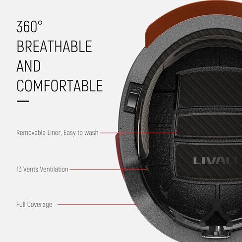 LIVALL BH51M NSO Smart Bluetooth Bike Helmet with Speakers & Built-in Microphone, CE CPSC Certified, Bicycle Helmet with Smart Turn Signals, Fall Detection, Bike Helmet with Visor for Adults Men Women in Saudi Arabia