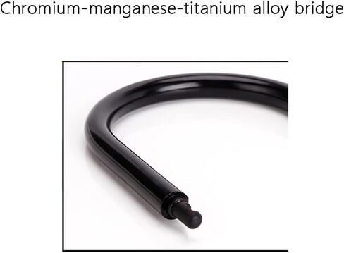 قفل U شديد التحمل للسكوتر والدراجة الكهربائية - قفل دراجة مضاد للسرقة من الصلب المقوى مقاس 14 مم مع دعامة تثبيت، ومفتاحين وأسطوانة مضادة للالتقاط in Kuwait