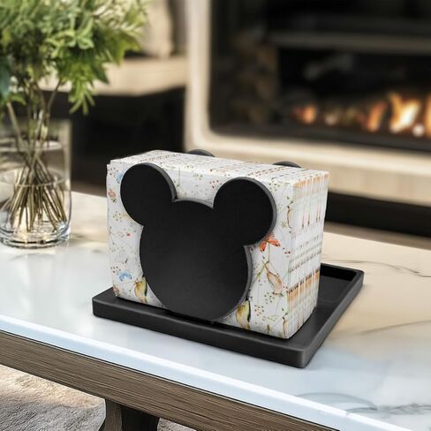 لطيف حامل مناديل آذان الفأر منديل موزع مضحك منديل حامل الدائمة لطاولة المطبخ الديكورات هدايا لعيد ميلاد الشكر عيد الميلاد السنة الجديدة هووسورمينغ (لا بما في ذلك الهزازات) in Kuwait