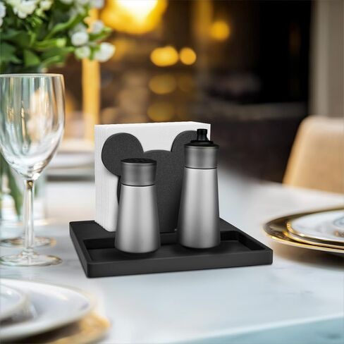 لطيف حامل مناديل آذان الفأر منديل موزع مضحك منديل حامل الدائمة لطاولة المطبخ الديكورات هدايا لعيد ميلاد الشكر عيد الميلاد السنة الجديدة هووسورمينغ (لا بما في ذلك الهزازات) in Kuwait