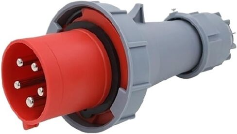 Industrial Aviation Waterproof Plug and Socket Connector 3 core 4 pin 5 Hole 63A125A IP67(5 Core 125a Plug) in Saudi Arabia