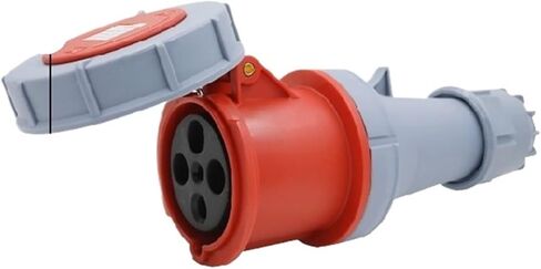 Industrial Aviation Waterproof Plug and Socket Connector 3 core 4 pin 5 Hole 63A125A IP67(5 Core 125a Plug) in Saudi Arabia