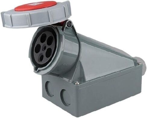 Industrial Aviation Waterproof Plug and Socket Connector 3 core 4 pin 5 Hole 63A125A IP67(5 Core 125a Plug) in Saudi Arabia