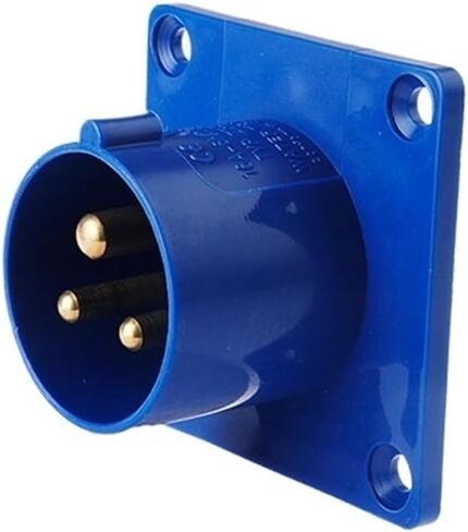 Waterproof Industrial Plug and Socket Connector Male and Female 3 cores 4 5 Holes 16A/32A Reverse(5 Core 32a Concealed Installation) in Saudi Arabia