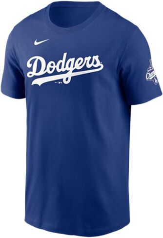 تي شيرت Nike Los Angeles Dodgers Shohei Ohtani 2025 World Series Champions بالاسم والرقم - ملكي in Saudi Arabia