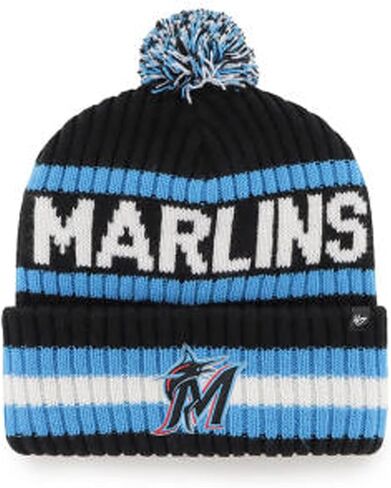 New Era Authentic NE17 Cold Weather Onfield Cuffed Knit Beanie Skully Cap Hat One Size Fit Most (Marlins 47 Bering Miami) Green in Saudi Arabia