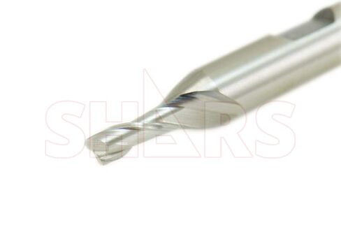 شارز 5 قطع 1/8 بوصة × 3/8 بوصة HSS 2 فلوت نهاية واحدة مركزية مجموعة مطحنة نهاية، 3/8 بوصة طول الناي 404-6001-5 in Saudi Arabia