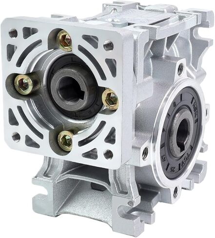 NMRV030 Square Flange Worm Reducer Gearbox 57 * Input 11mm Output 14mm Suit for Nema 23 Stepper Motor(5) in Kuwait