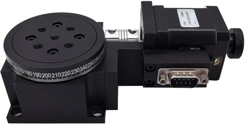 مرحلة تحديد المواقع الدوارة الآلية LSDH-60WS الألومنيوم الدقة مرحلة تحديد المواقع الدوارة الآلية قطر 360 درجة 60 مللي متر in Kuwait