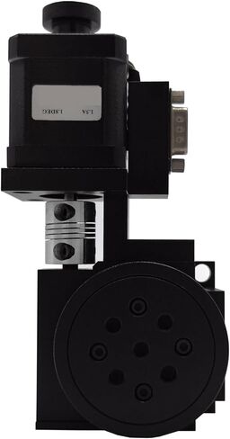 مرحلة تحديد المواقع الدوارة الآلية LSDH-60WS الألومنيوم الدقة مرحلة تحديد المواقع الدوارة الآلية قطر 360 درجة 60 مللي متر in Kuwait