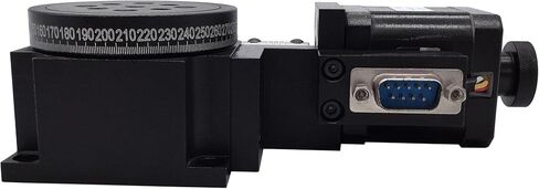 مرحلة تحديد المواقع الدوارة الآلية LSDH-60WS الألومنيوم الدقة مرحلة تحديد المواقع الدوارة الآلية قطر 360 درجة 60 مللي متر in Kuwait