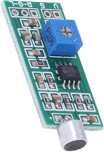 Aramox Microphone Pickup Module Sound Sensor Board with Adjustable Amplification Gain for Speaker Headphone Audio Input High Sensitivity Condenser Mic in Saudi Arabia