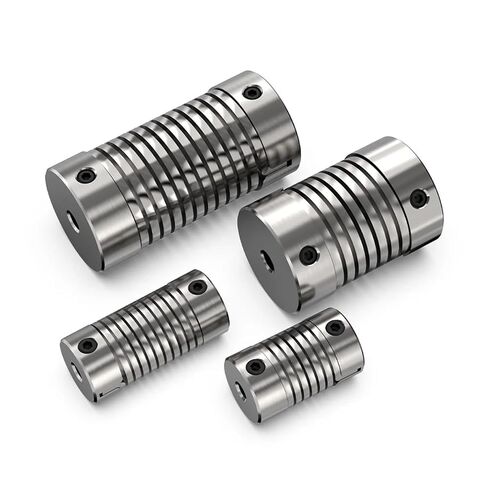 10pcs Spring Coupling D26L38 Encoder Screw Stepper Servo Motor High Torque Flexible Thread Aluminum Alloy Elastic Coupling(6x10) in Saudi Arabia
