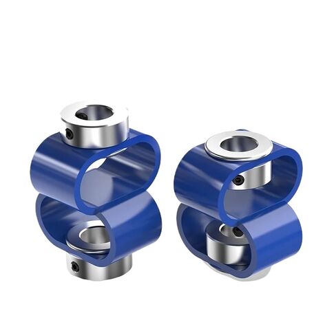 10 قطعة 8 على شكل مقرنة D23L24 البلاستيك مطاطا موتور التشفير GB نوع مرنة غريب الأطوار زاوية الانحراف سبائك الألومنيوم اقتران (6x6) in Kuwait