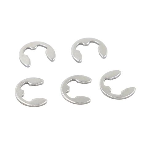 M1.2 M1.5 M2 M3 M3.5 M4 M5 M6 M7 M8 M9 M10 M12 M15 304 Stainless Steel E Clip Circlip Retaining Ring Washer for Shaft Fastener(M3 50pcs) in Saudi Arabia