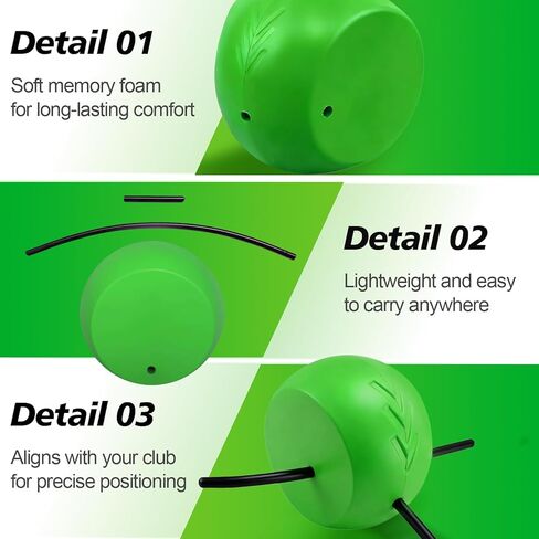 The Connector Golf Training Aid, Golf Swing Trainer Ball for Connected Swing and Arm Position, Helps Improve Posture, Swing Mechanics and Consistency in Saudi Arabia